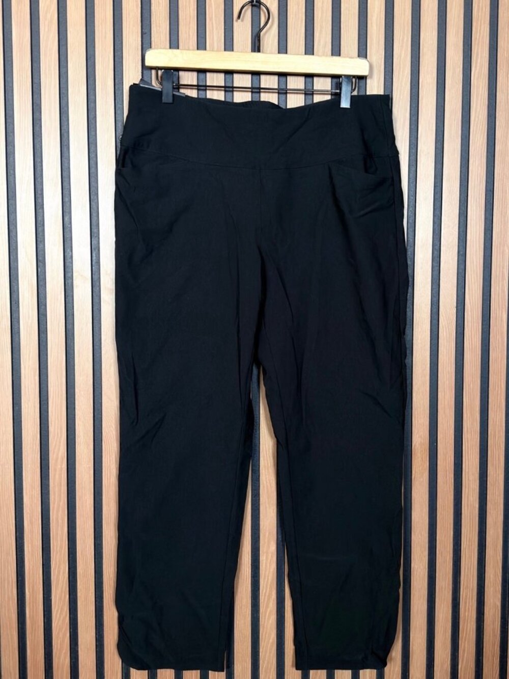 New Walter Hagen Pants Large Womens Blue Pull On Performance 11 Stretch Fabric